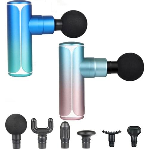 Portable Mini Muscle Massage Gun Electric Deep Tissue Percussion Massage Tool For Back Shoulder Pain Relief Fascia Gun Stiffnes