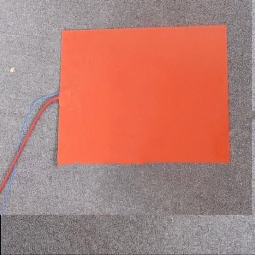 150 x 150mm 110W 220V Silicone heater Rubber Heater with thermistor Heating Element 3D printer heating bed silicone heater