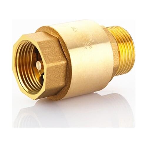 Thickening Brass 1/2" 3/4" 1" Female x Male thread wire mouth vertical check valve non-return valve