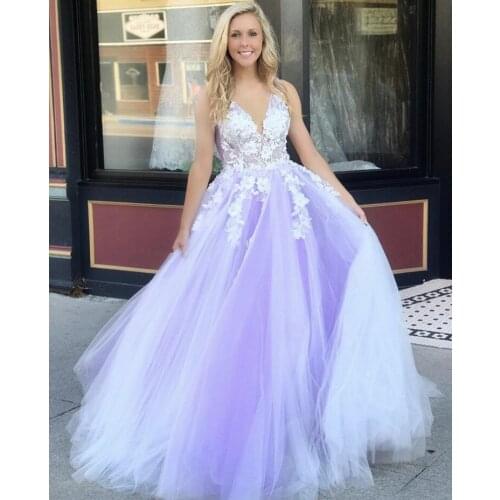 Lovely V-Neck Backless Hand Made Flower Lace A-Line Floor Length Homecoming Dresses vestidos de fiesta de noche