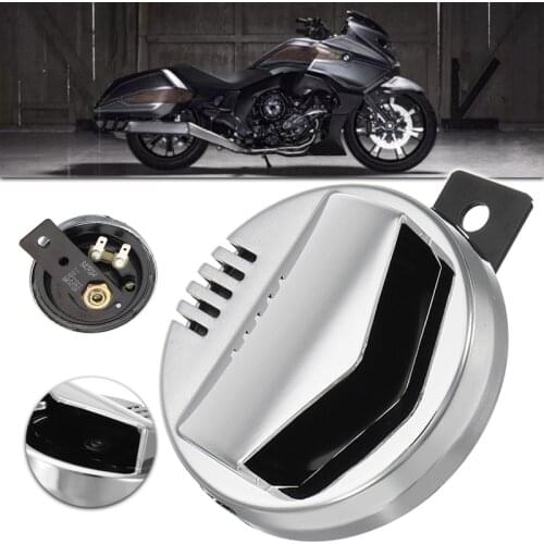 12V 2A 110db 94mmMofaner Retro Motorcycle Horn Chrome Super Loud 110DB 2V 2A Electric Horn For Cafe Racer