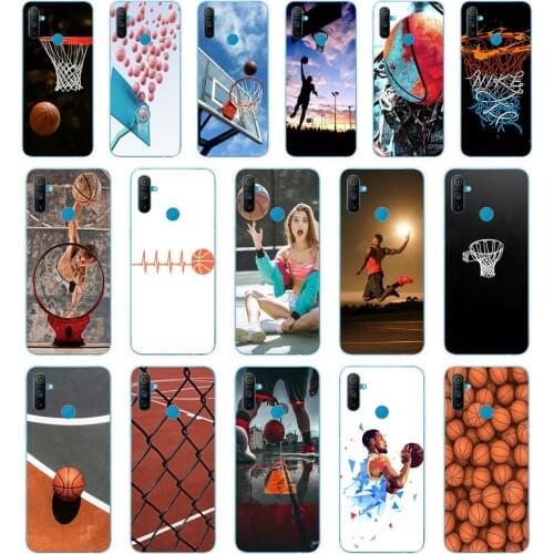 135FG Luxury basketball gift Soft Silicone Tpu Cover phone Case for OPPO A5S A7 AX7 A5 A9 2020 Reslme C3
