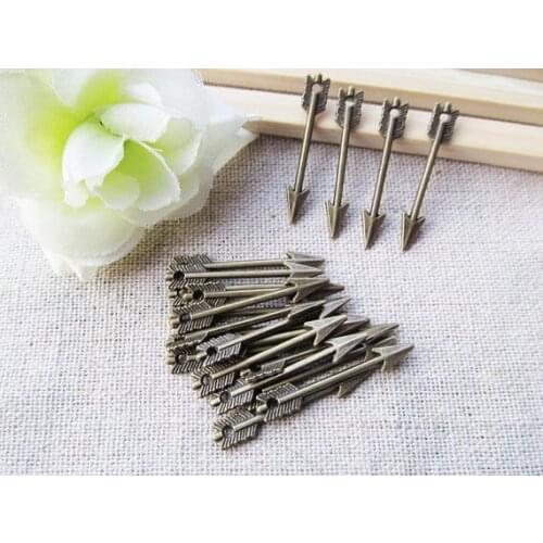 200pcs Antique Silver tone/Antique Bronze Arrow Connector Pendant Charm/Finding,Bracelet Charm,Necklace,One Direction Charms