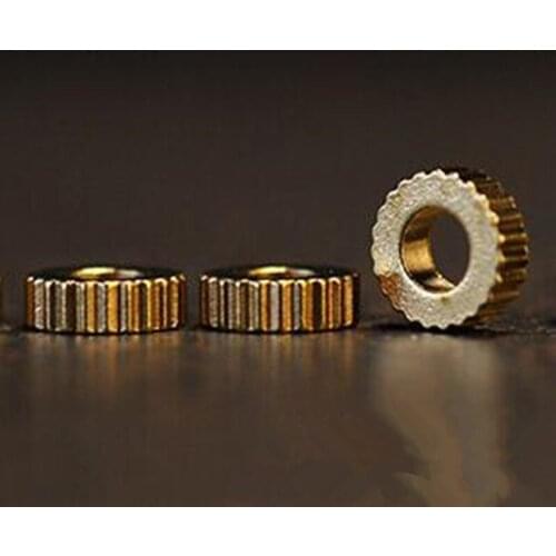 SIXTY TOWFISH 50PCS Diameter 6mm DIY Jewelry Accessories Gasket Handmade Materials Nepal Rosary Brass Beads