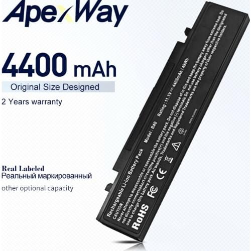 ApexWay 6 cell Battery For Samsung R60 R45 R460 AA-PB2NC3B AA-PB2NC6B AA-PB4NC6B AA-PB4NC6B/E AA-PB6NC6B AA-PL2NC9B AA-PL2NC9B/E