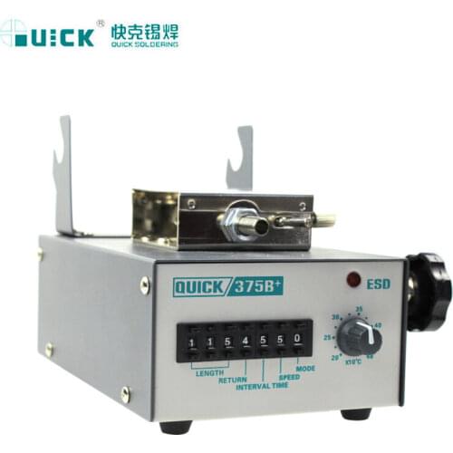QUICK 375B+ Automatic Welding Tool Out Of Tin Soldering Stations Tin Soldering Machine Tin Wire Control Melting Tin Back To Tin