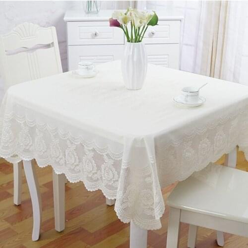 Square Tablecloth Waterproof and Oil-proof Non-washing Square Table Garden Household PVC Plastic Tablecloth