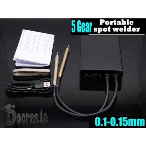 Mini 4.2V Portable Spot Welder Kit Automatic Welding Tools Adjustable Welding Machine 0.12 Nickel Strip 18650 Battery Welding