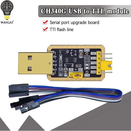 CH340 Mini serial port module of PL2303 , CH340E RS232 to TTL module upgrade USB to serial port in nine Brush small plates