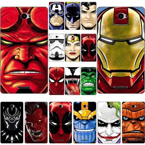 Fashion hero Phone Case for Sony Xperia E4 Dual E2104 E2105 E2114 E2115 E2124 Colorful Printing Back Cover Capa Cases