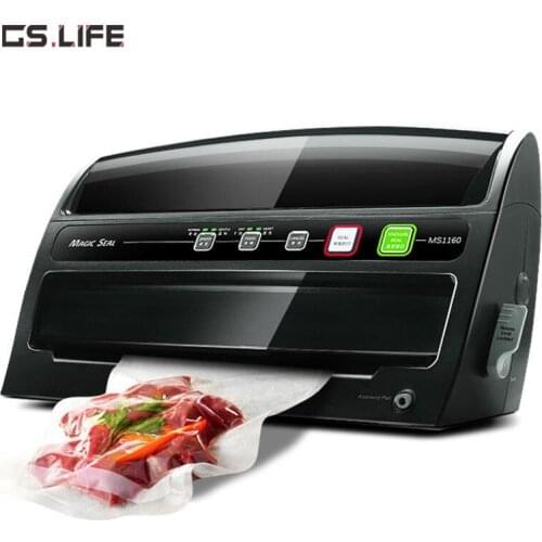 MS1160 Household Vacuum Sealer Food Vacuum Fresh Packing Machine Dry/Wet/Oil Food Vacuum Sealing Machine 110V/220V