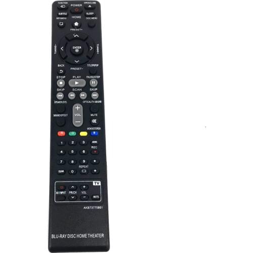 New Replacement Remote Control AKB73775801 For LG Blu-ray DISC Home Theater System DVD Home Cinema BH4030S BH5140 S65T3-S
