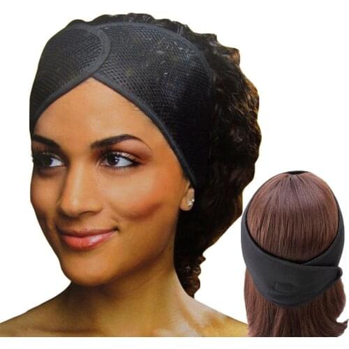 New Women Foam Mesh Wrap Headwear Headband Multifunction Adjustable Velcro Hairband Lady Hair Care Tools ornament Accessories