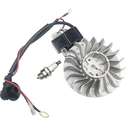 Chainsaw Ignition Coil Wires Flywheel Keyway Spark Plug Kit Fit For Stihl Ms361 Chainsaw Replace Part 1135 400 1203