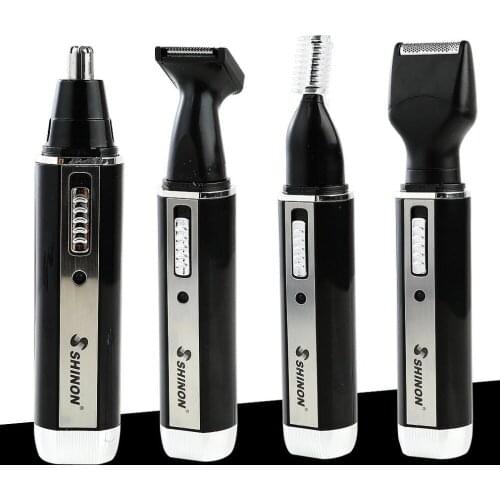 SH-2051 Multifunction 4 In 1 Electric Men Ear Nose Trimmer Rechargeable Portable Hair Clipper Shaver Beard Eyebrow Trimmer
