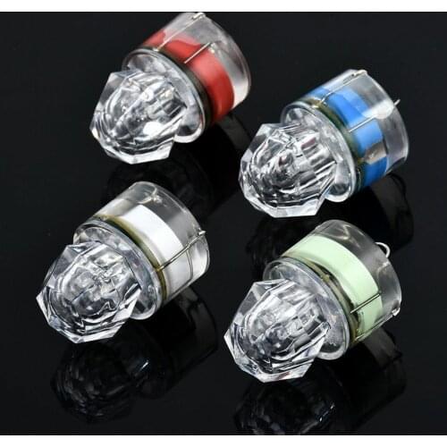 LED Deep Drop Flashing Light Auto-On/Off Underwater Fishing Baits Squid Strobe