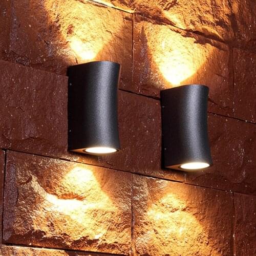 Thrisdar 18W Up Down Outdoor Garden Balcony Porch Wall Light Hotel Villa Aisle Corridor Balcony Wall Lamp Exterior Wall Light