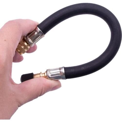 1Pcs Air Pump Extension Tube Motorcycle Bike Car Tire Air Inflator Hose Inflatable Pump Tube Adapter Twist Tyre Car Accessories