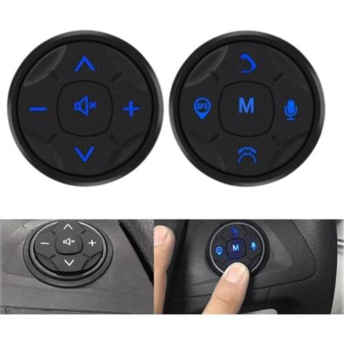 10 Key Car Universal Steering Wheel Controller Wireless Music DVD GPS Navigation Steering Wheel Radio Remote Control Button