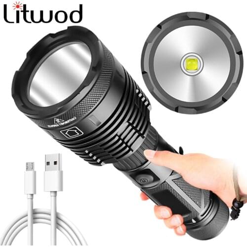 XHP90.2 4-core High Quality Led Flashlight Usb Rechargeable Powerbank 18650 26650 Battery Torch Zoomable Lantern for Camping