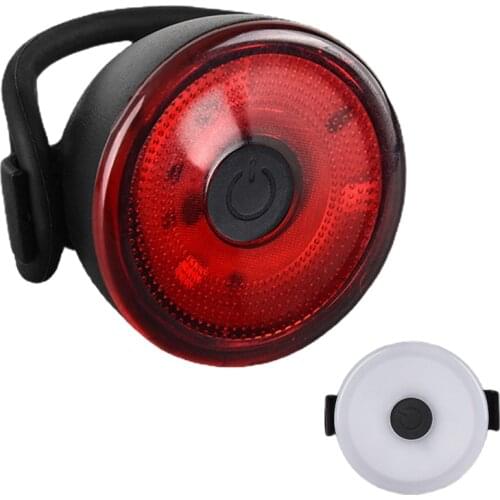 2021 Bicycle Rear Light Battery Type Bike Warning Lamp Red Light Safety Taillight Tail 8-15 Hours Lamp Road Mtb Bike Accessories