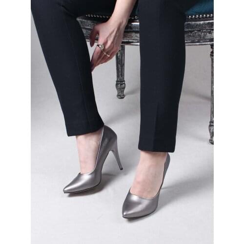 Womens Heels Platinum Thin Heel Stiletto Shoes 2021 Summer Season