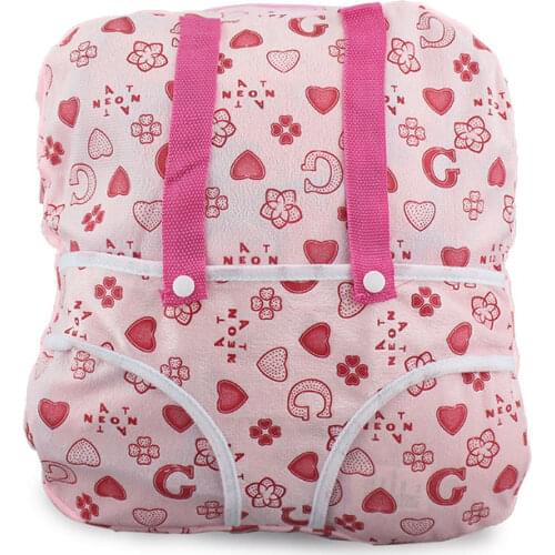 1pcs print Outgoing Packets Outdoor Carrying Doll Backpack Suitable for 43cm Baby Doll Doll and American Girl Doll