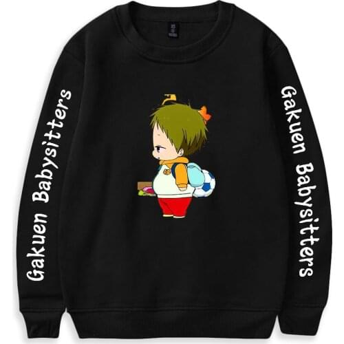 2021 Gakuen Babysitters Cute Style O-neck Sweatshirt Harajuku Streetwear Printed Stylish Outwear Round Collar Pullovers Clothes