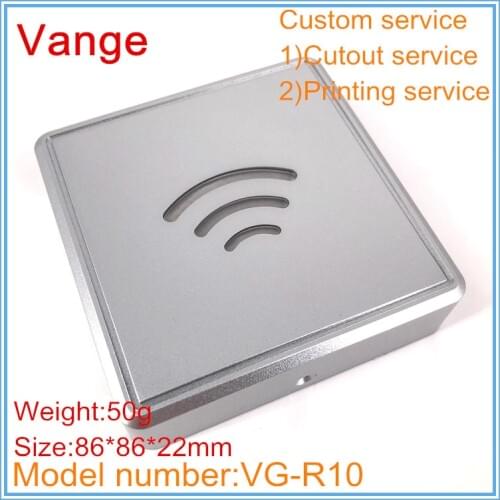 5pcs/lot Molding made plastic enclosure IP54 ABS plastic case 86*86*22mm for RFID wifi reader
