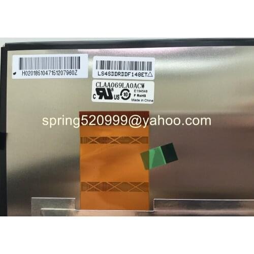 Brand new 6.9Inch LCD display CLAA069LA0ACW screen for BYD S6 Car DVD GPS navigation Audio LCD moudles LCD display