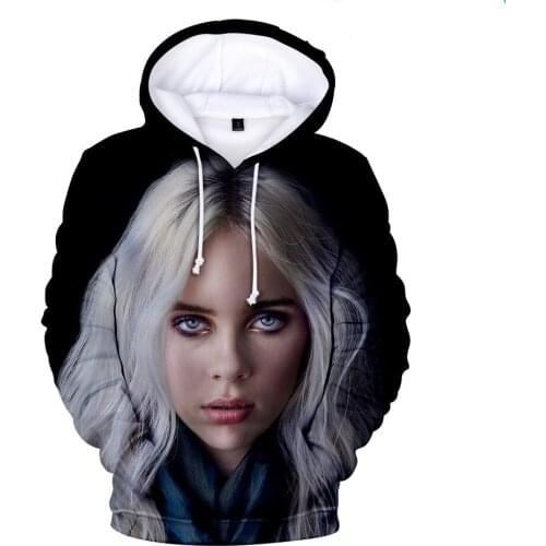 Ariana Grande 3D Hoodie Sweatshirt Women Long Sleeve Round Neck Sweatshirts Streetwear Harajuku Clothes PlusSize 2021