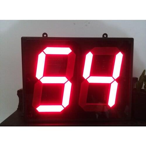 Basketball Game Countdown 8-inch Timer 2-digit Countdown Second Remote Control Pause Start Reset 24 Seconds