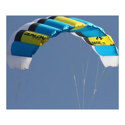 Quad line stunt beach nylon ripstop parafoil soft sport parachute traction kite kitesurf parachute stunt kite umbrella windsock