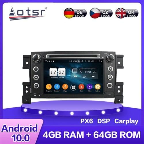 For Suzuki Grand Vitara 2005-2013 Android 10 Car Multimedia DVD Player 64GB Auto GPS Navigation Stereo radio DSP Carplay WIFI BT