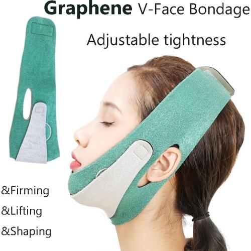 Graphene Face Chin Lift Mask V-line Skin-lift Bandage Physical Slimming Anti-Aging Anti-Wrinkles Facial Shaping Beauty Tools