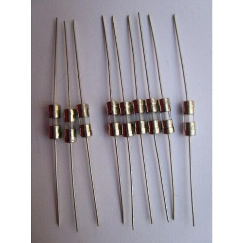 3.6x10mm T1A 250V Slow Bow Miniature Glass fuses with Fine wire 400 pcs per Lot