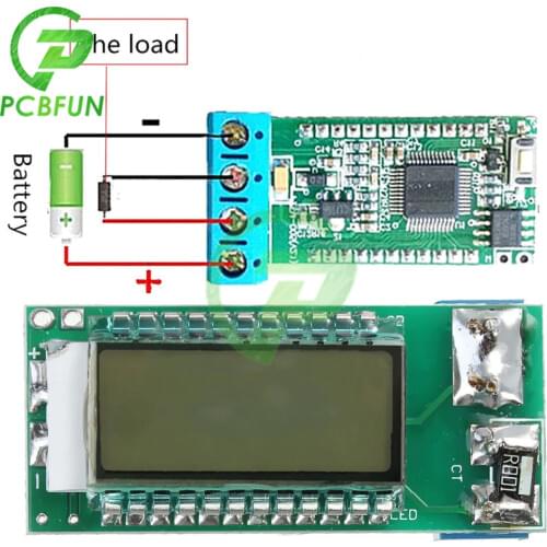 LCD Lithium Battery Tester Board Module 2.8-30V Battery Voltage Measurement Phone Power 18650 18350 26650 Lithium Batteries Test