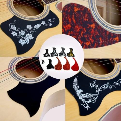 Hot 1Pc Top Quality Self-adhesive Pick Guard Sticker Professional Folk Acoustic Guitar Pickguard Acoustic Guitar Accessories