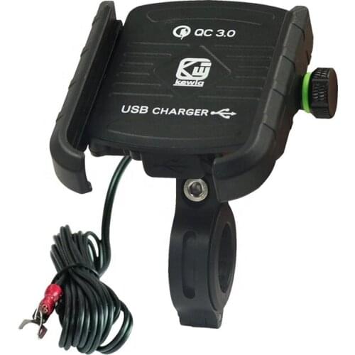 New design China Factory QC 3.0 Motorcycle USB Charger Phone Holder