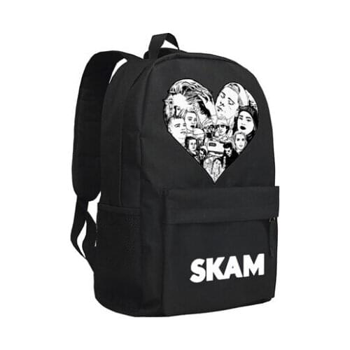 New isak even SKAM Backpack Cosplay Anime Cartoon Bag Anime Oxford Schoolbag