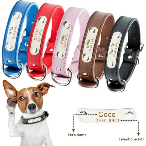 Free Engrave Customized Dog Collar Personalized ID Collar Engrave Name Phone Number Free Engraving For Puppy Chihuahua 30