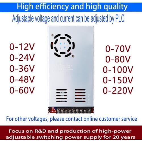 Power Supply AC220 V to 0-48 V 600 W Regulated DC Adjustable Switching Power Supply 12V 24V 36V 60V 110V 220V Light Transformer