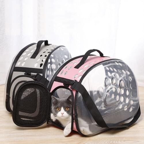 Portable Travel Pet Bag Outdoor Puppy Dog Cat Carrier Bags Shoulder Package Handbag Foldable Soft Material Bags for Dogs