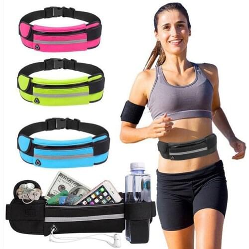 Outdoor Travel Waist Pack Unisex Sports Pocket Mini Fanny Bag For Men Women Portable Convenient USB Waterproof Phone Belt