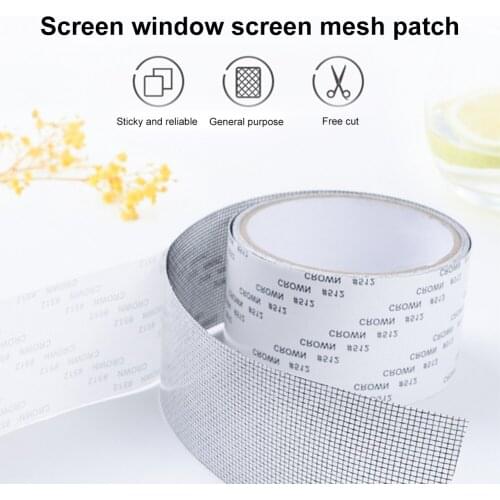 5*200cm Screen Repair Tape 3 Layer Strong Adhesive Mosquito Window Net Repair Patch Fiberglass Covering Tape for Tears Holes