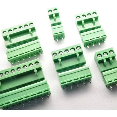 7pin 5.08 Terminal plug type 300V 10A 5.08mm pitch connector pcb screw terminal block connector