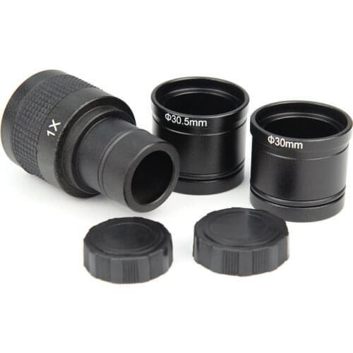 1X C-Monut Digital Camera Microscope Adapter for CCD Camera Digital Eyepiece Relay Lens 23.2mm 30mm 30.5mm
