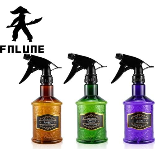 FnLune 300ML Hairdressing Spray Bottle Empty Bottle Refillable Mist Bottle Salon Barber Hair Tools Water Sprayer Care Tools