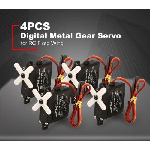 Large Torque 360 Degree Digital Servo for 1/10 1/8 RC Car Boat Spare Parts Accessories 4PCS JX PDI 6221 MG 20KG 4.8V-6V Metal