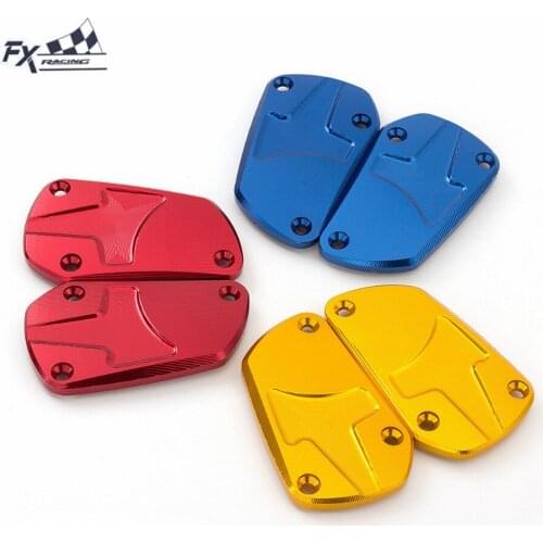 CNC Motorcycle Cylinder Front Fuel Brake Clutch Fluid Reservoir Cover Tank Cap For Moto Guzzi MGX21 ELDORADO AUDACE 2016 - 2017